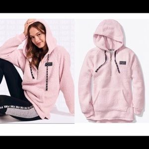 Victoria secret PINK baby pink Sherpa